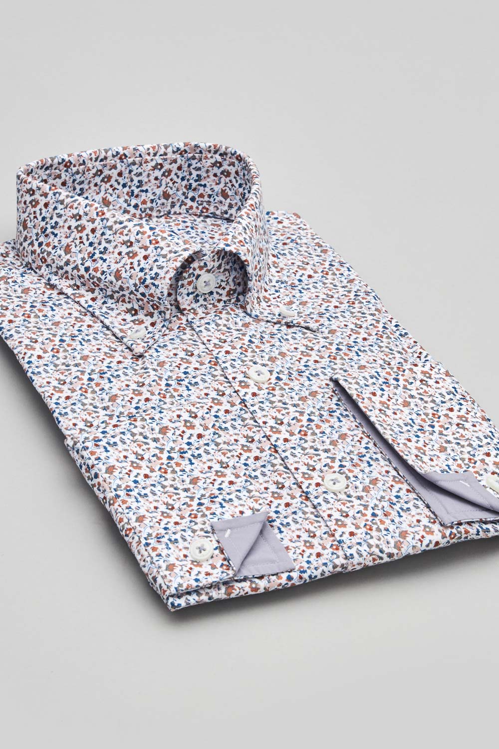 SST&C #Elastic Fit  White Small Floral Standard Shirt | 0312308017  (Outlet)_6