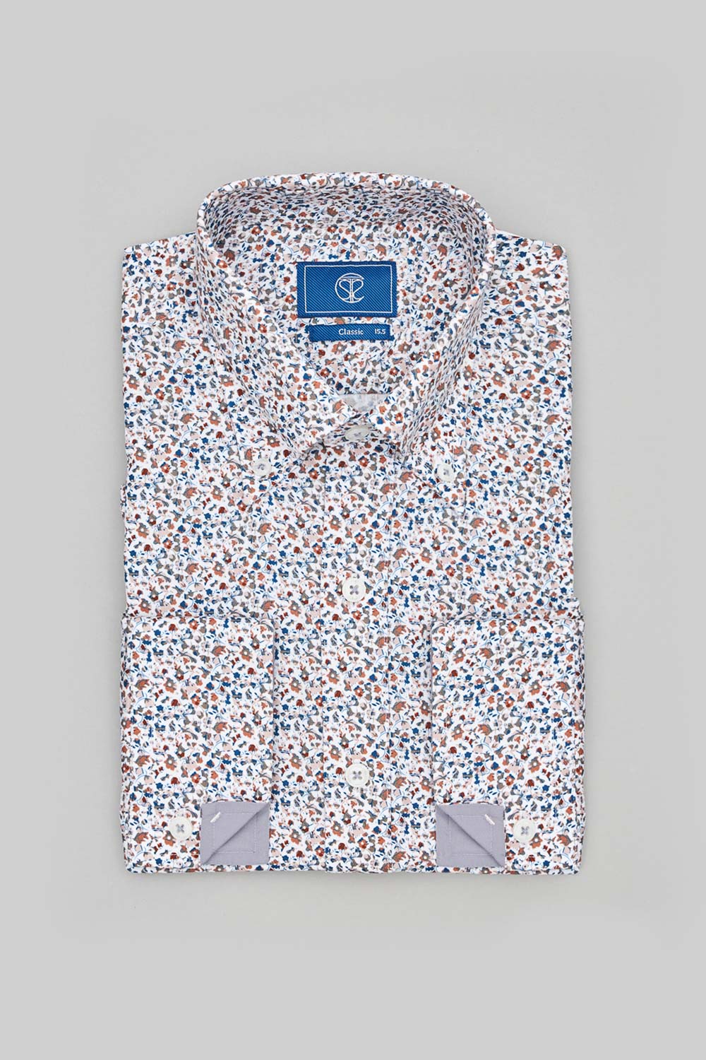SST&C #Elastic Fit  White Small Floral Standard Shirt | 0312308017  (Outlet)_7