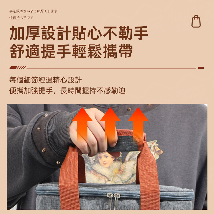 雙層加高斜挎冰包 陽離子防漏水保冰袋 保溫袋 午餐包 餐袋 保冷袋 防水便當袋【ZF0201】《約翰家庭百貨_8