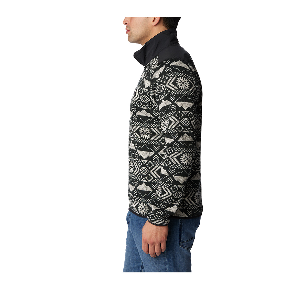 Columbia哥倫比亞 男款-半開襟刷毛上衣- Sweater Weather™ II Printed Half Zip UAE67530FD/HF_2