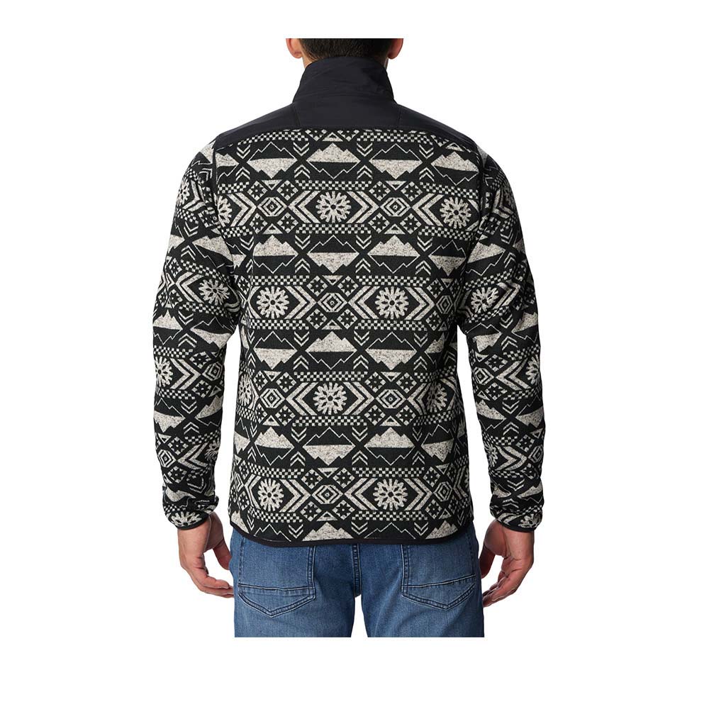 Columbia哥倫比亞 男款-半開襟刷毛上衣- Sweater Weather™ II Printed Half Zip UAE67530FD/HF_4
