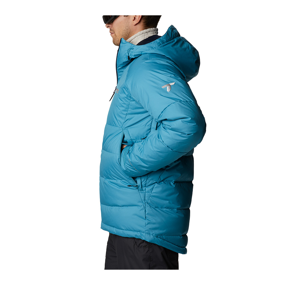 Columbia哥倫比亞 男款- 鈦Omni-Tech防水蓄熱羽絨外套 - Roaring Fork™ Down Jacket UWE22260AQ_4