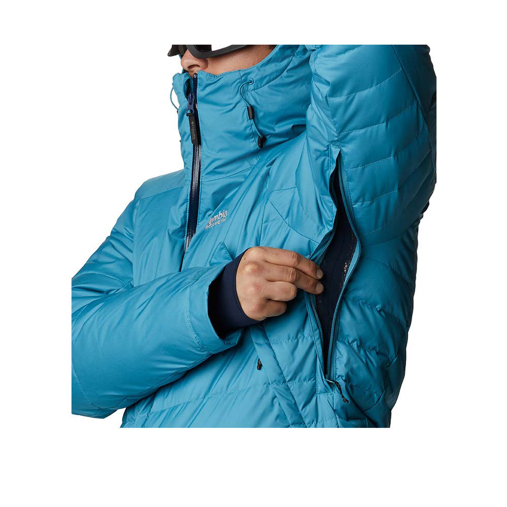 Columbia哥倫比亞 男款- 鈦Omni-Tech防水蓄熱羽絨外套 - Roaring Fork™ Down Jacket UWE22260AQ_6