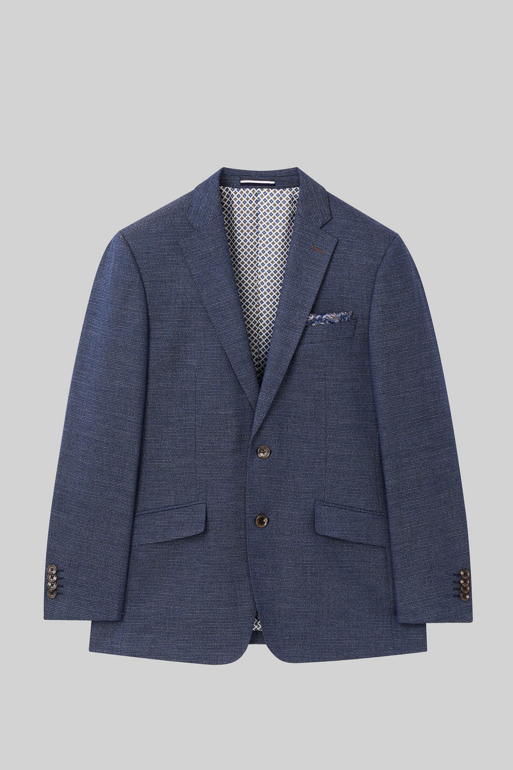 SST&C Gray Textured Tailored Suit Jacket | 0112308002  (Outlet)_6