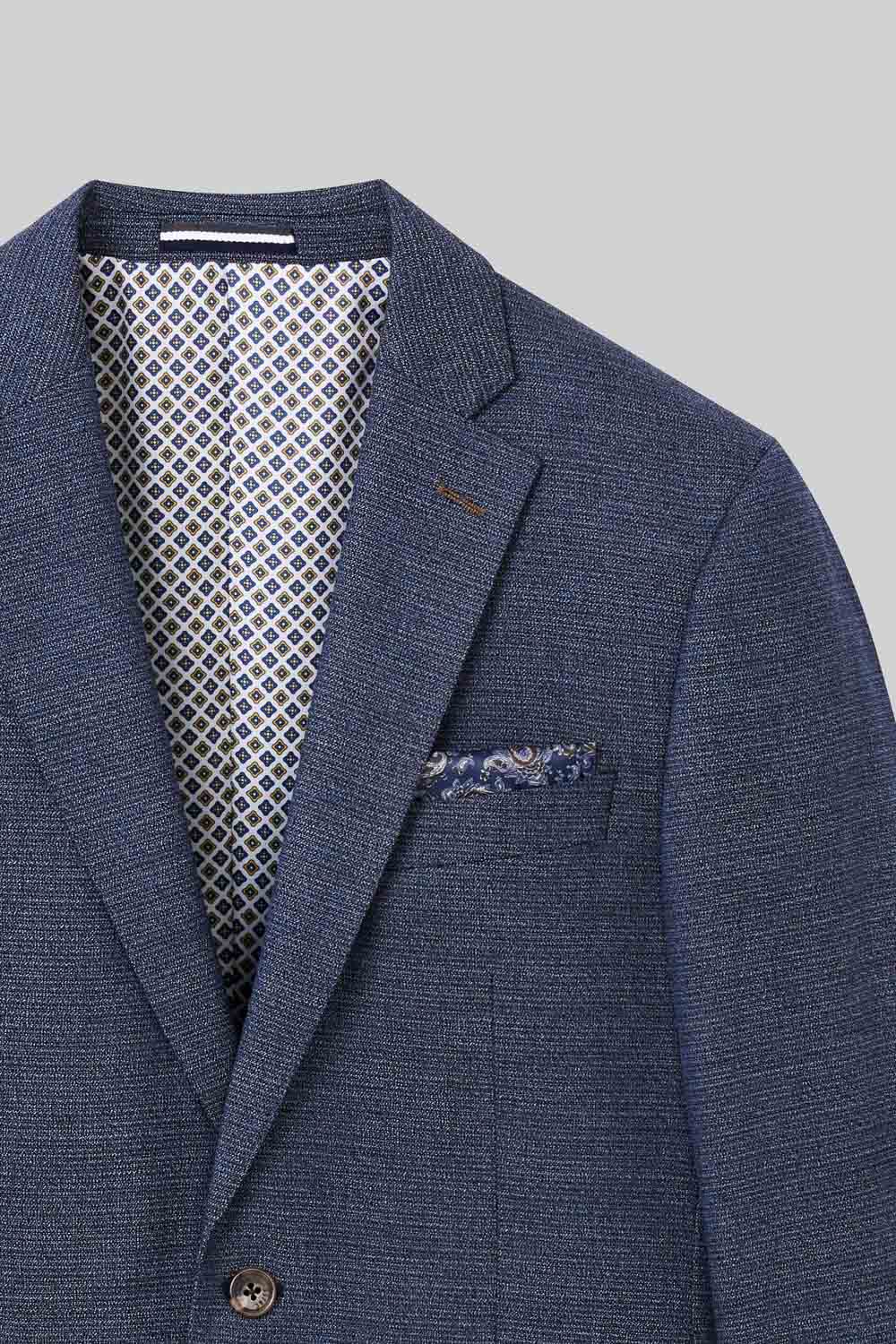 SST&C Gray Textured Tailored Suit Jacket | 0112308002  (Outlet)_7