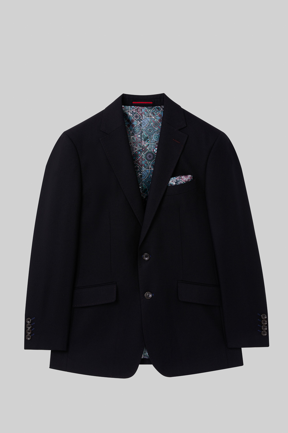SST&C Black Plain Slim Fit Suit Jacket | 0112308003  (Outlet)_6