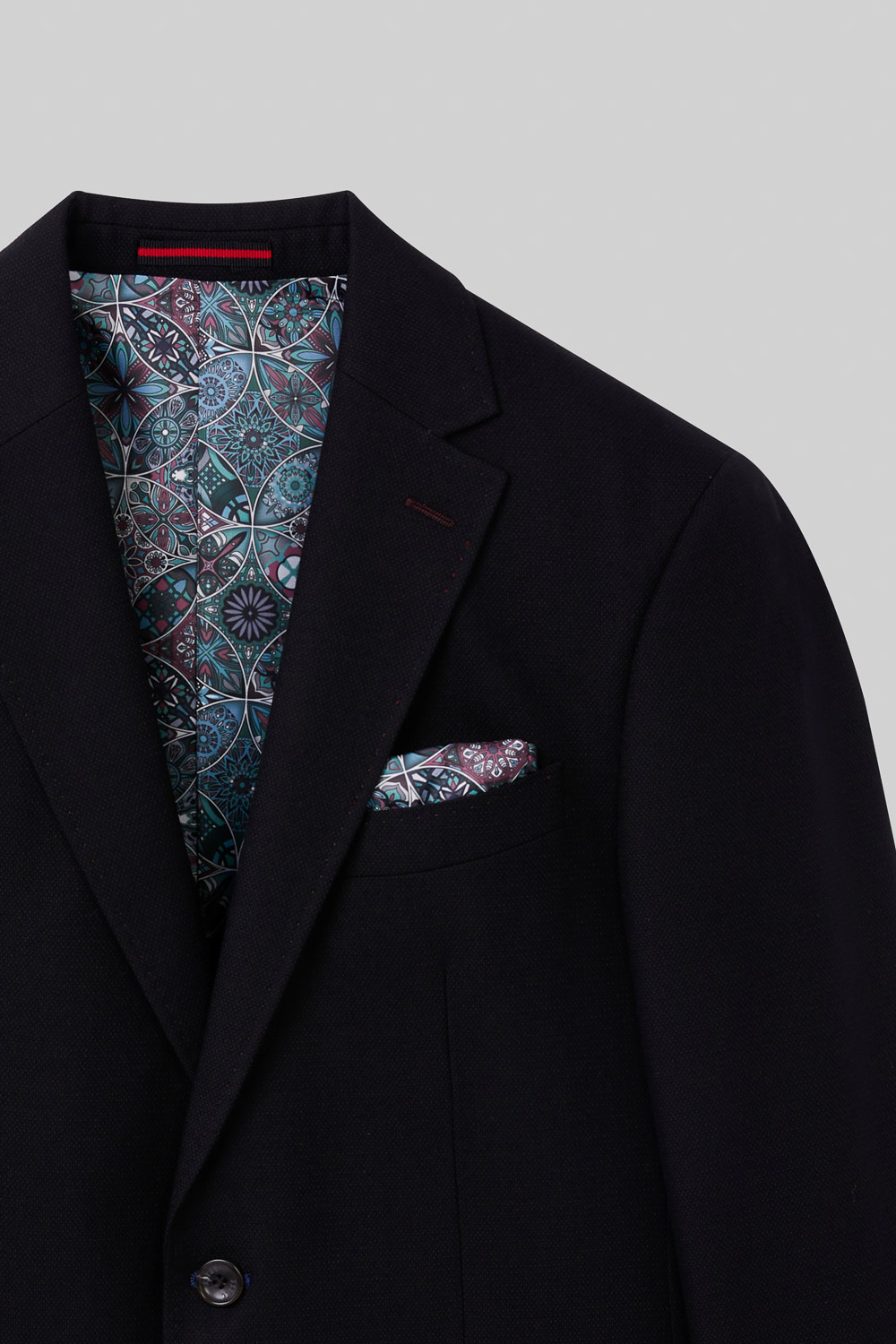 SST&C Black Plain Slim Fit Suit Jacket | 0112308003  (Outlet)_7