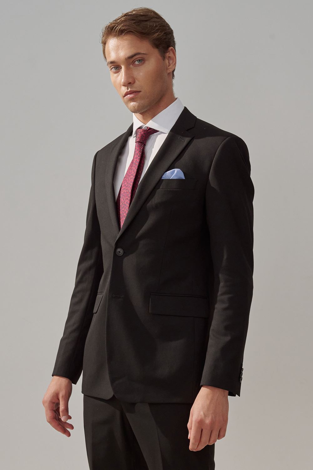 SST&C Black Slim Fit Suit Jacket | 0112308008  (Outlet)_5