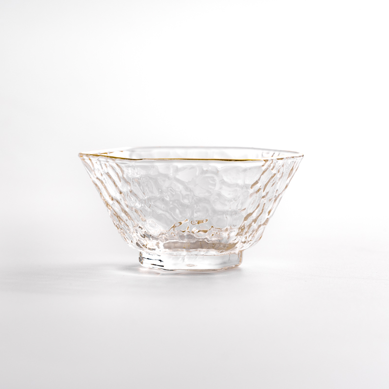 WAGA 金邊錘紋 60ml 六角形玻璃杯│單品_1