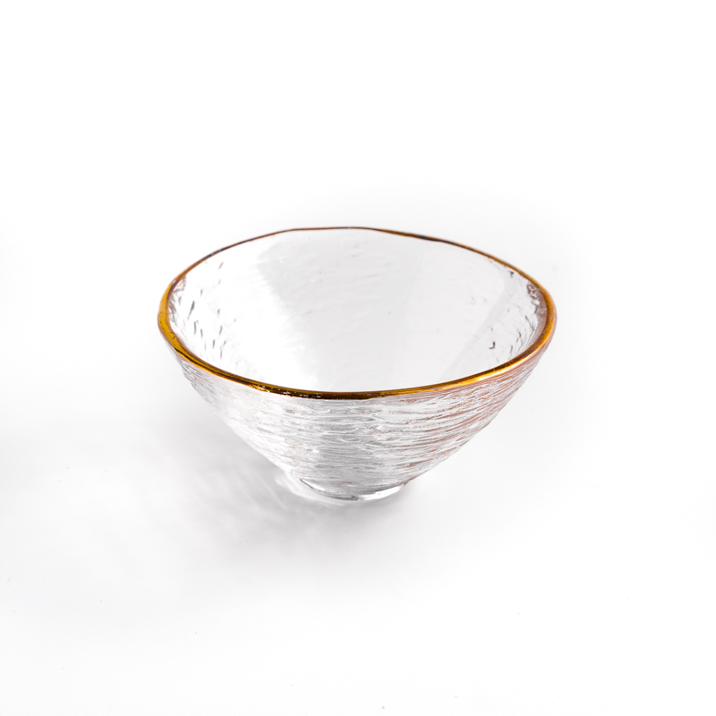 WAGA 金邊錘紋 60ml 寬口玻璃清酒杯│單品_0