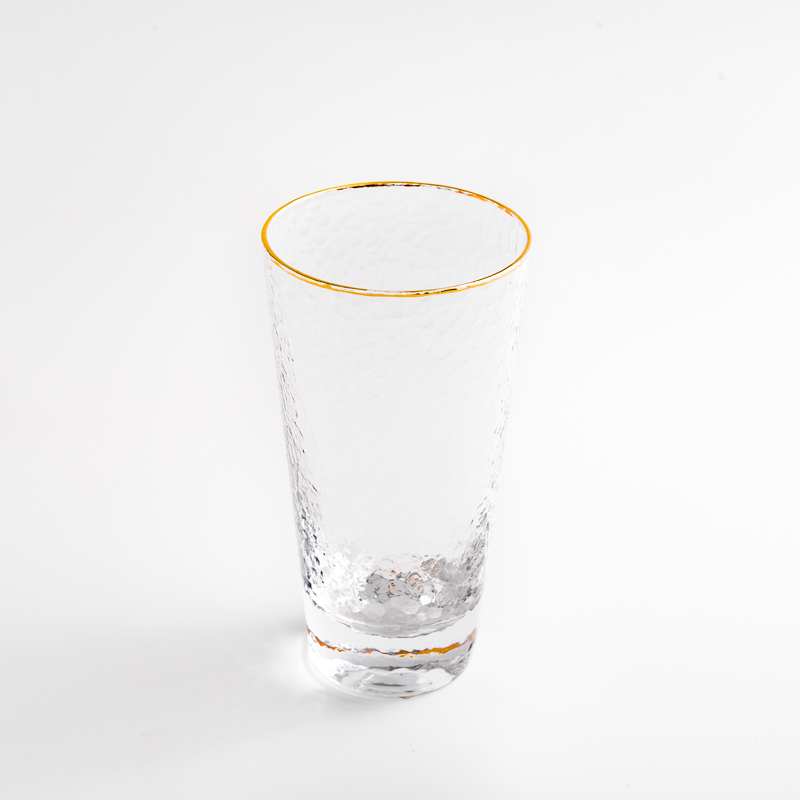 WAGA 金邊錘紋 400ml  玻璃杯│單品_0