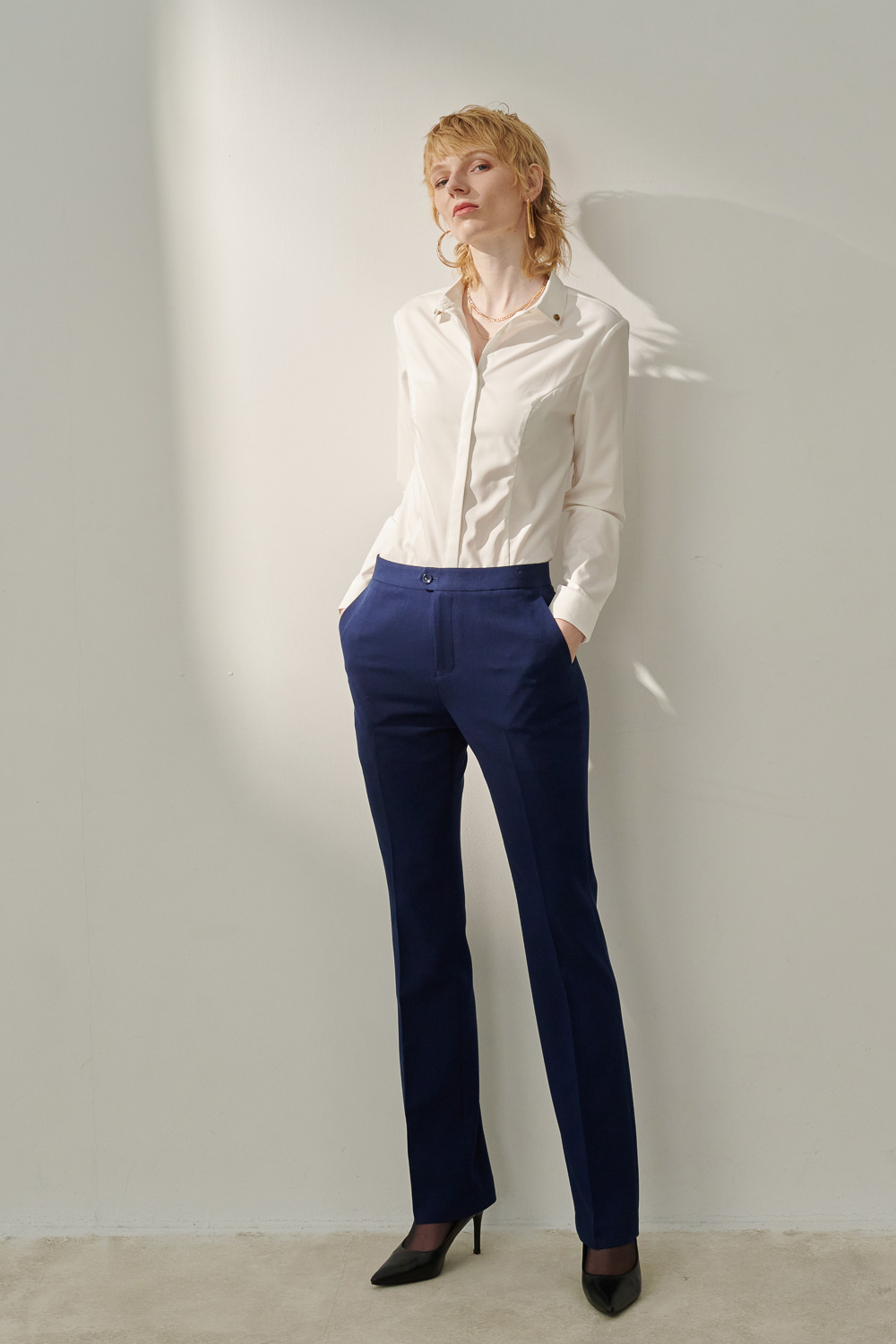 SST&C Royal Blue Suit Trousers | 7262308004  (Outlet)_0