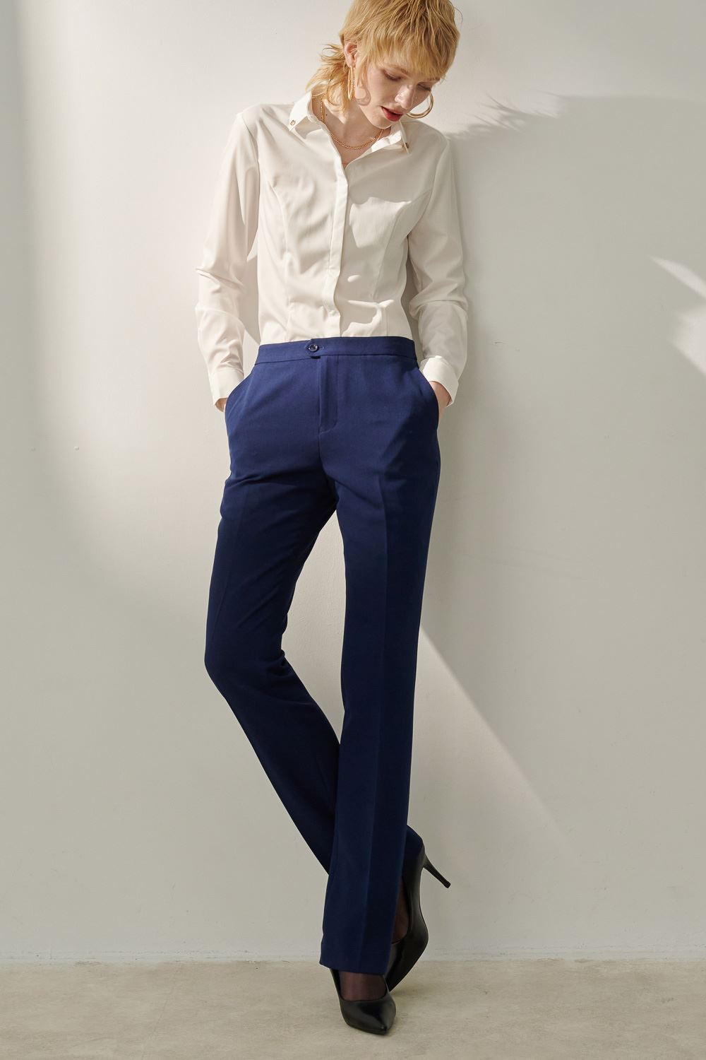 SST&C Royal Blue Suit Trousers | 7262308004  (Outlet)_2