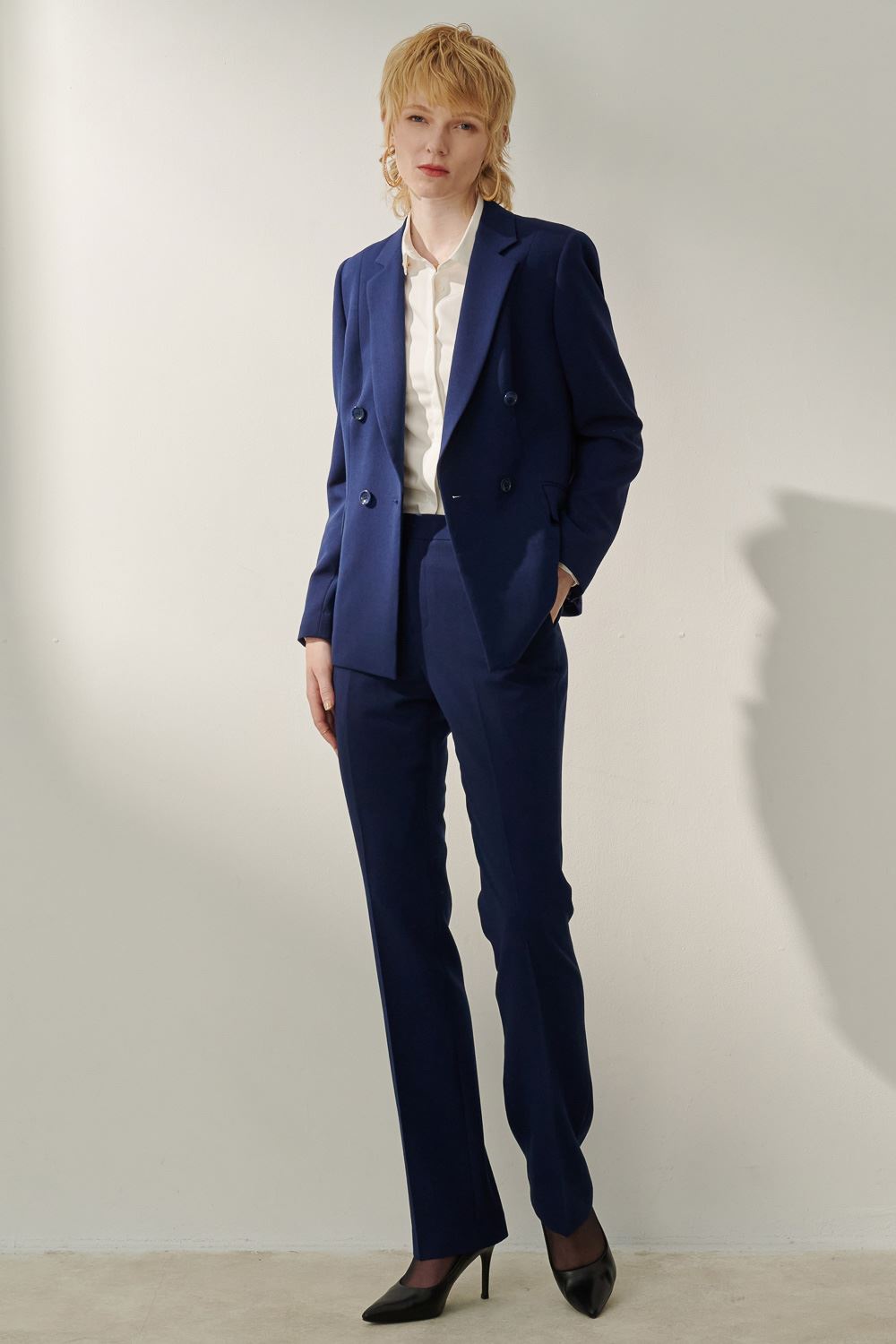 SST&C Royal Blue Suit Trousers | 7262308004  (Outlet)_4