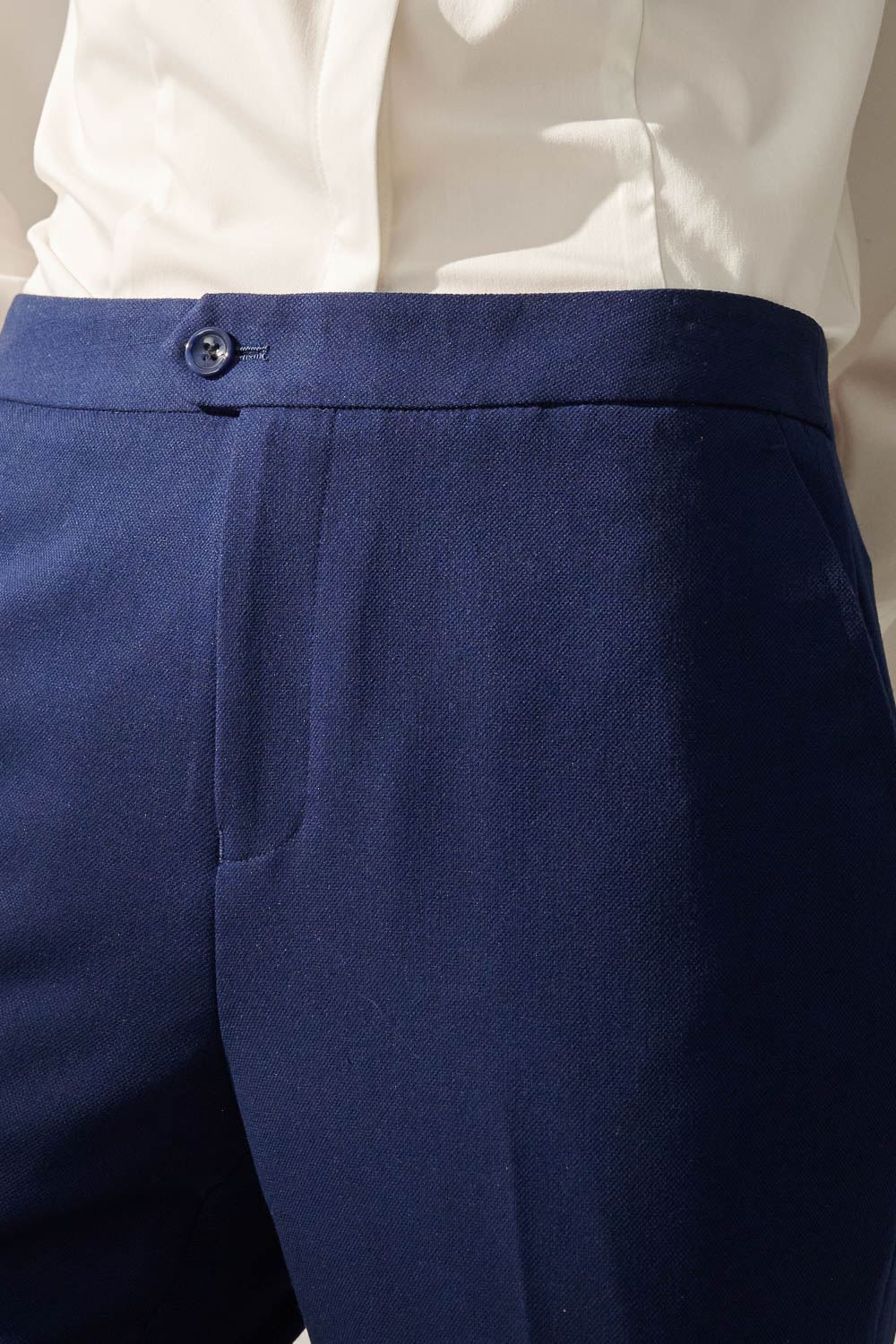 SST&C Royal Blue Suit Trousers | 7262308004  (Outlet)_6