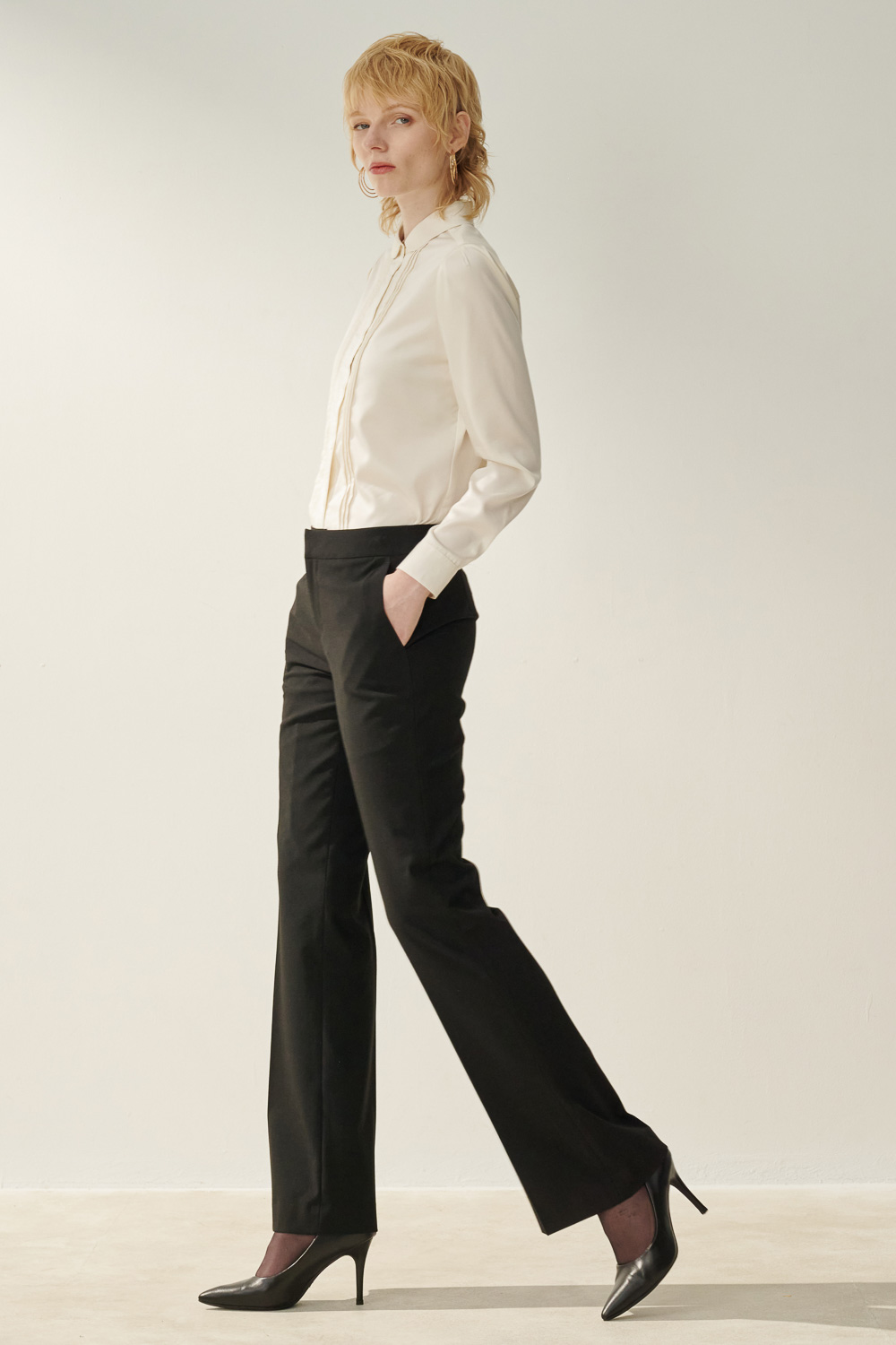 SST&C Black Suit Trousers | 7262308002  (Outlet)_2