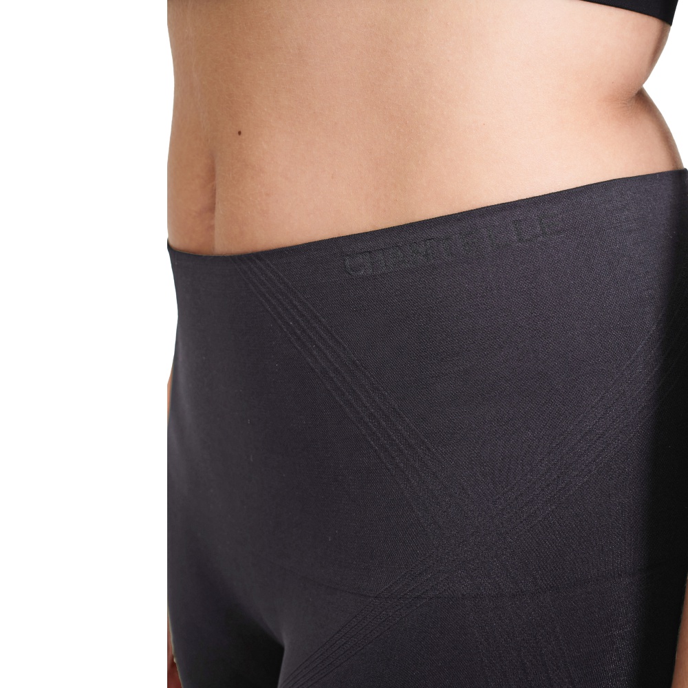 【Chantelle Lab】修飾高腰五分褲>S-XL>黑色(10U50_011)【Smooth Comfort】_1