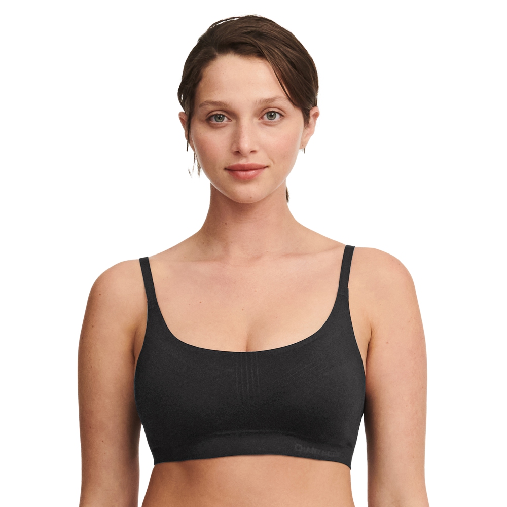 【Chantelle Lab】有襯墊無痕內衣>S-XL>黑色(10U10_011)【Smooth Comfort】_0