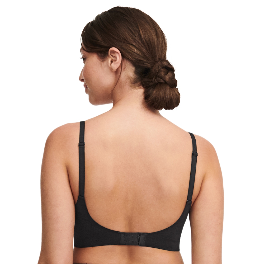 【Chantelle Lab】有襯墊無痕內衣>S-XL>黑色(10U10_011)【Smooth Comfort】_2