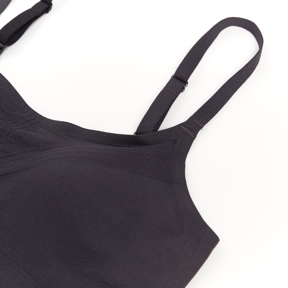 【Chantelle Lab】有襯墊無痕內衣>S-XL>黑色(10U10_011)【Smooth Comfort】_5
