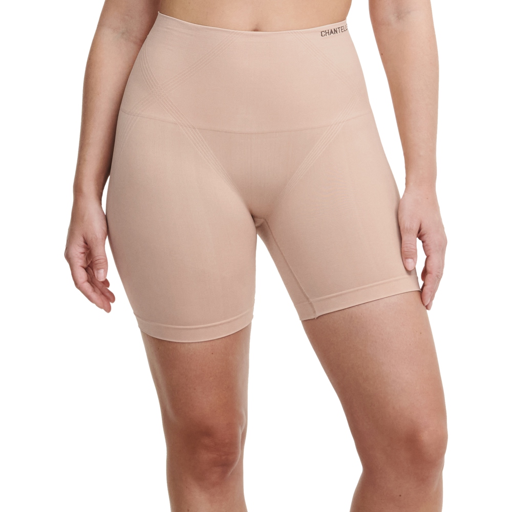 【Chantelle Lab】修飾高腰短褲>S-XL>膚色(10U40_00Q)【Smooth Comfort】_0