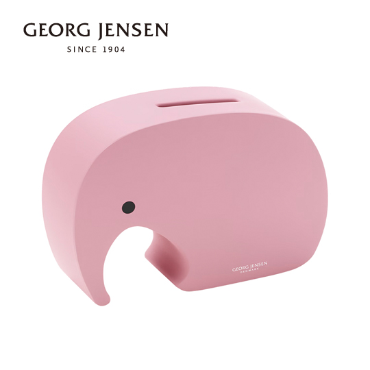 【北歐櫥窗】Georg Jensen 喬治傑生Miniphant 迷你象撲滿（草莓粉）_1