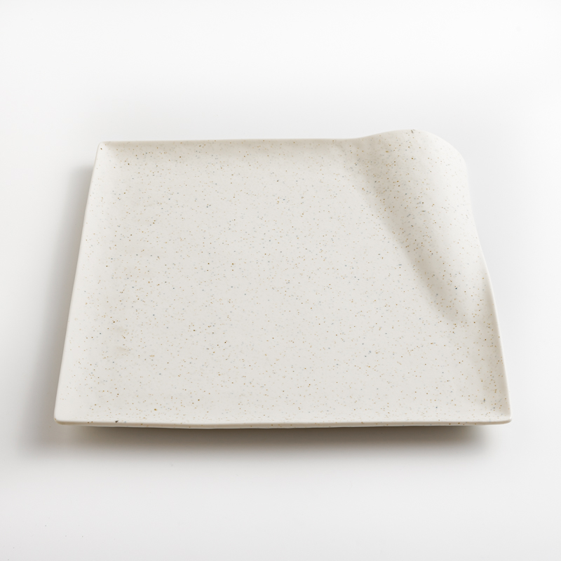 WAGA 白晝星辰 31cm 陶瓷正方形創意平盤│單品_0