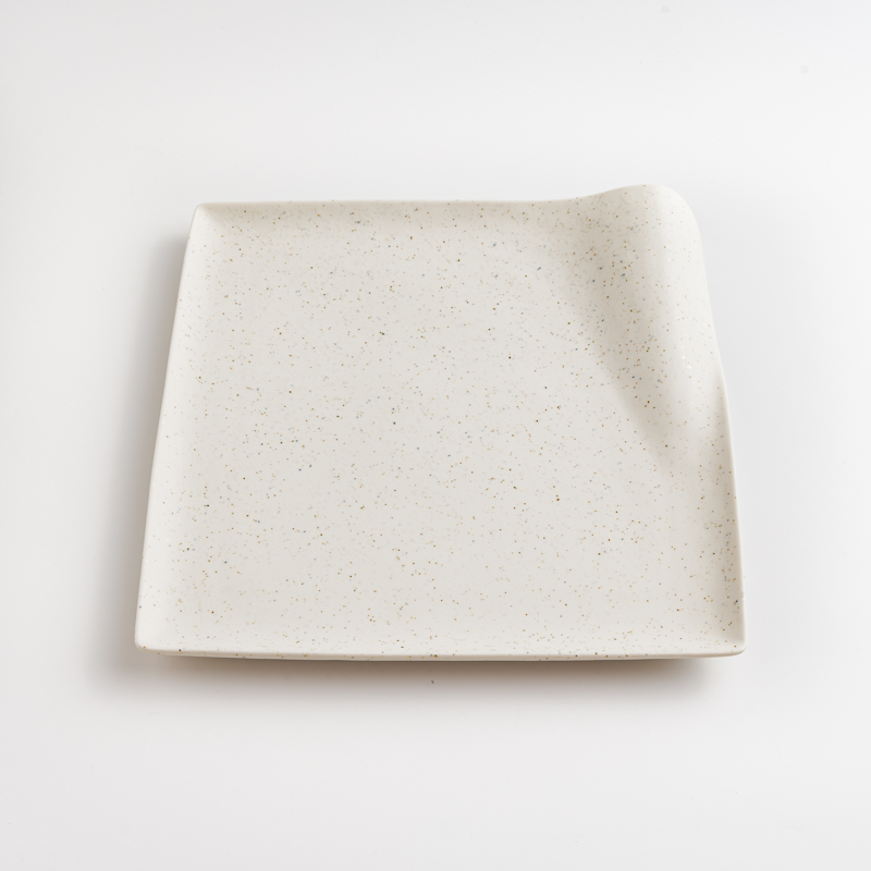 Ice Crack 23cm Ceramic Plate_0