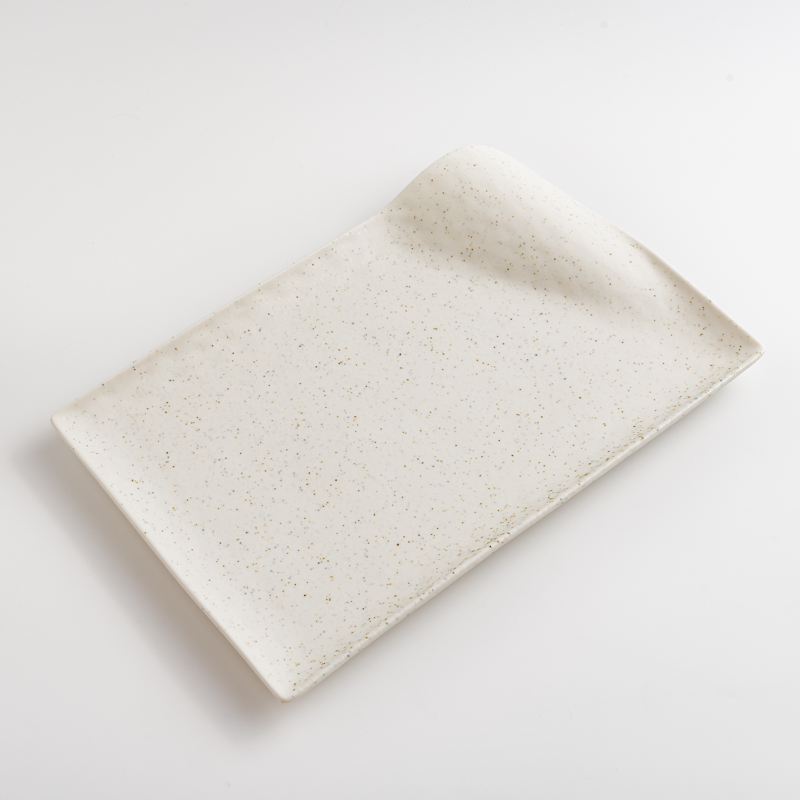 Ice Crack 23cm Ceramic Plate_0