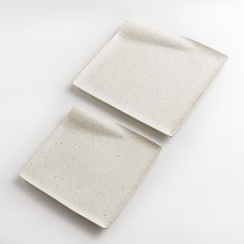 Ice Crack 23cm Ceramic Plate_4