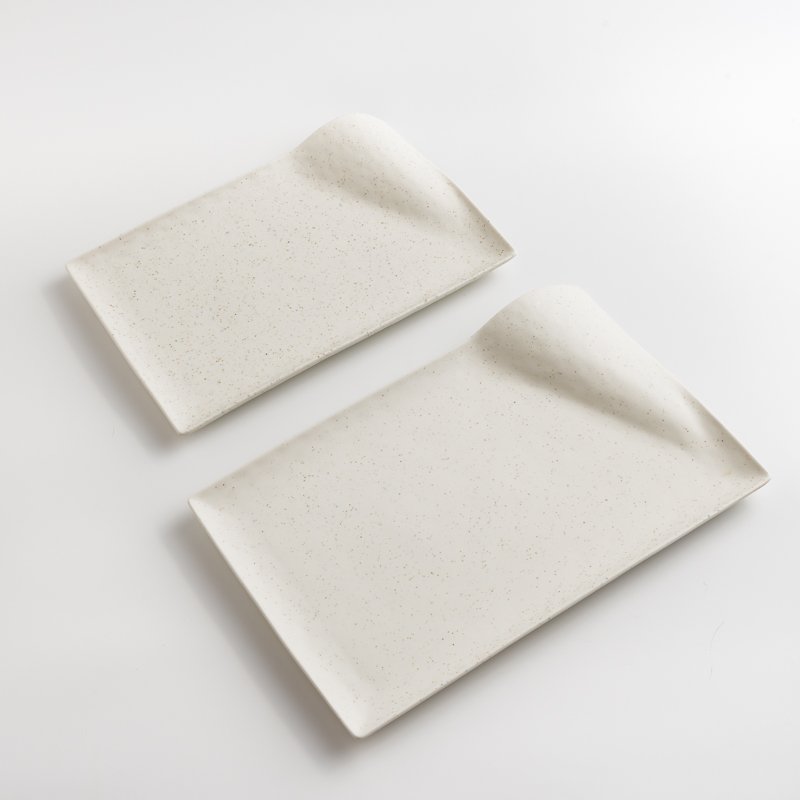 Ice Crack 23cm Ceramic Plate_5