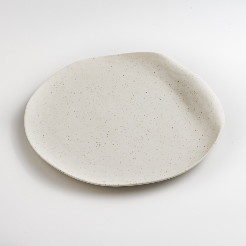 Ice Crack 23cm Ceramic Plate_0