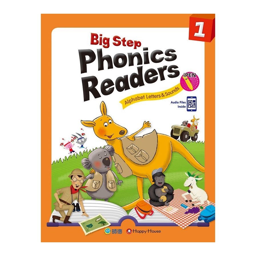 Big Step Phonics Readers(1)(附全書音檔QR CODE)(支援iPEN點讀筆) | 拾書所