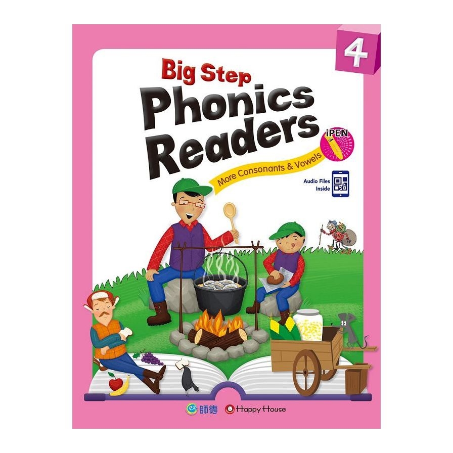 Big Step Phonics Readers(4)(附全書音檔QR CODE)(支援iPEN點讀筆) | 拾書所