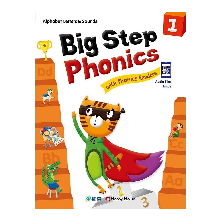 Big Step Phonics with Phonics Readers(1)(課本+練習本+線上資源)(附QR CODE音檔隨掃即聽) | 拾書所