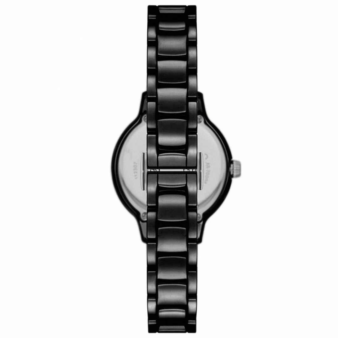 【活動價! 限時78折!】ARMANI Cleo 黑耀晶鑽時尚陶瓷腕錶/黑 AR70008 亞曼尼 Emporio Armani 公司貨保固 熱賣中!_2