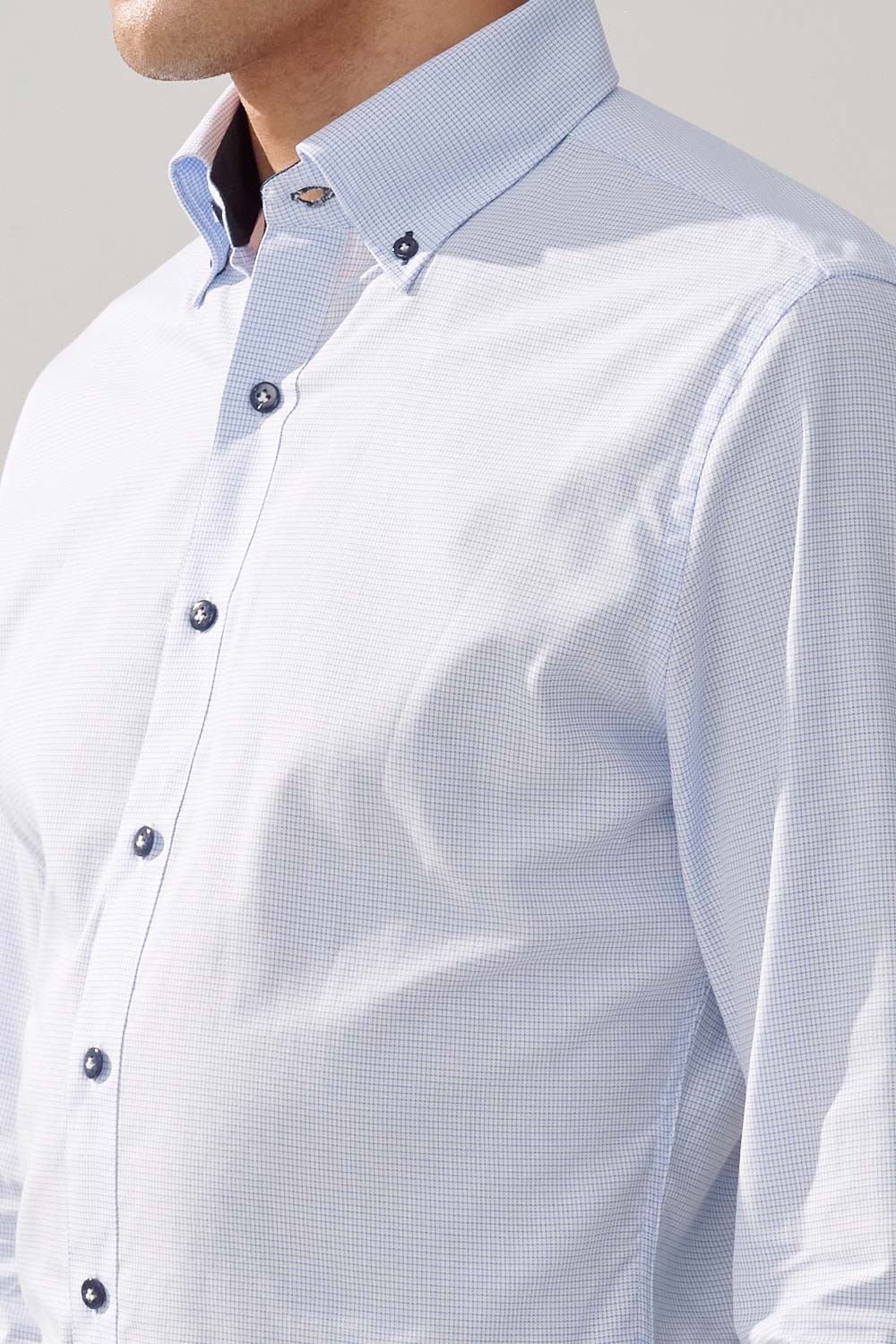 SST&C #Easycare  Blue Standard Shirt | 0312309021  (Outlet)_4