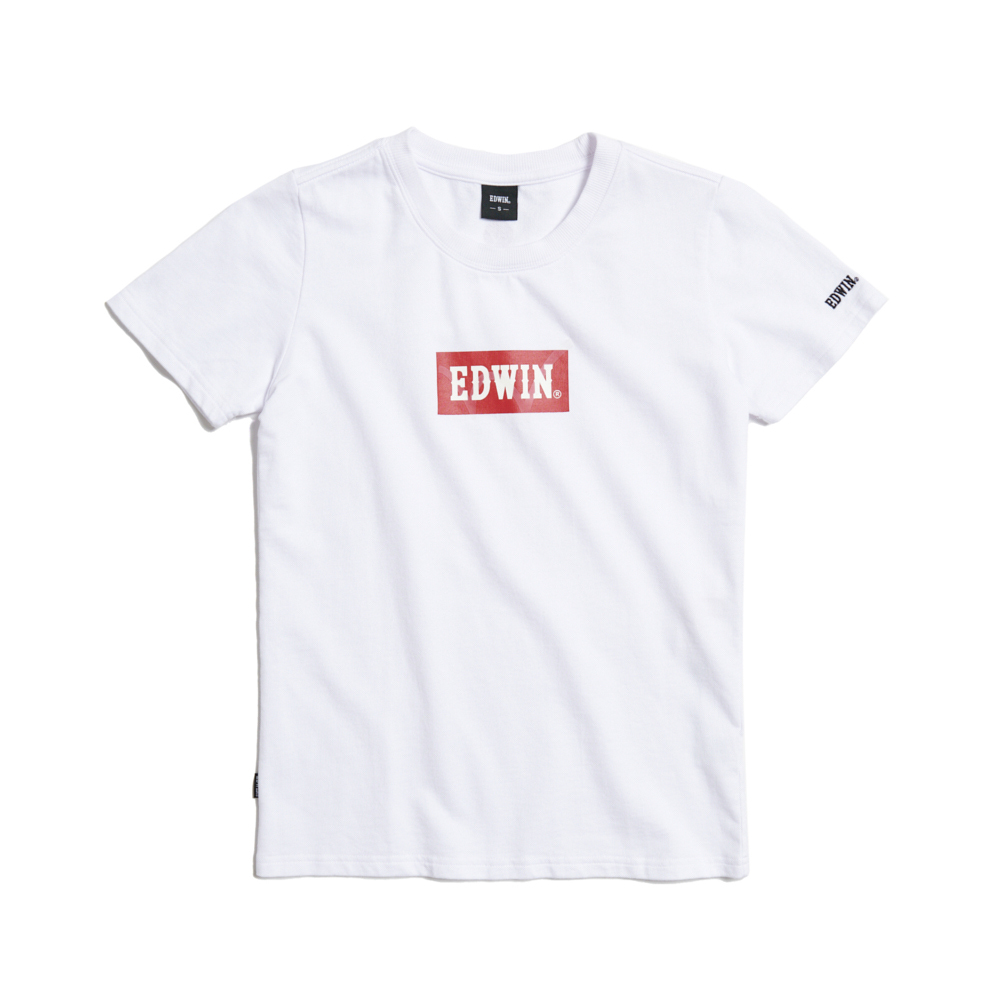 EDWIN｜女裝｜光照魔術BOX 短袖T恤