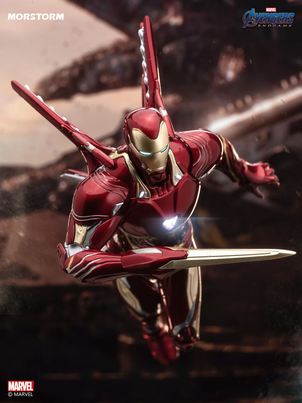 [預噴塗] MorStorm 漫威 MARVEL 鋼鐵人 Mk50 組裝模型_0