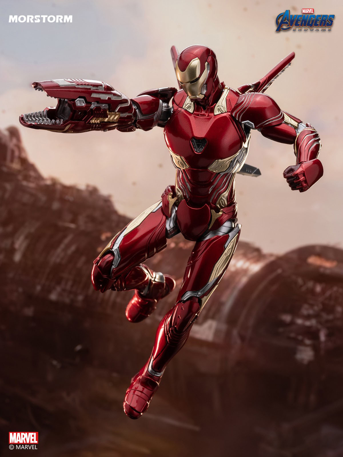 [預噴塗] MorStorm 漫威 MARVEL 鋼鐵人 Mk50 組裝模型_3