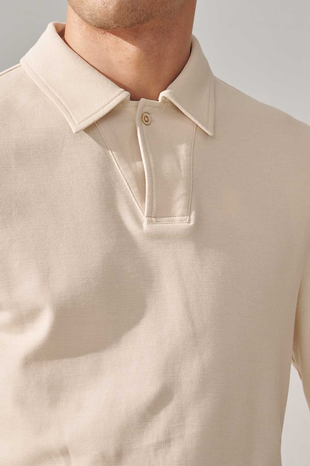 SST&C Light Cream Single-Button Lapel Casual Top | 0912309003  (Outlet)_6
