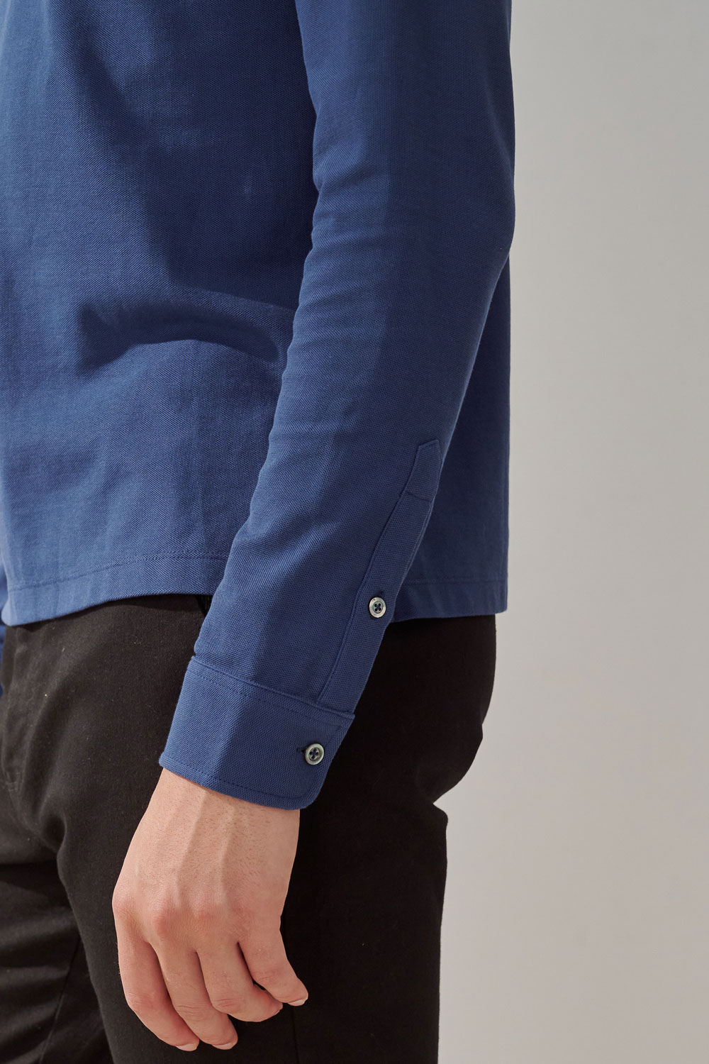SST&C Cobalt Blue Single-Button Lapel Casual Top | 0912309004  (Outlet)_6