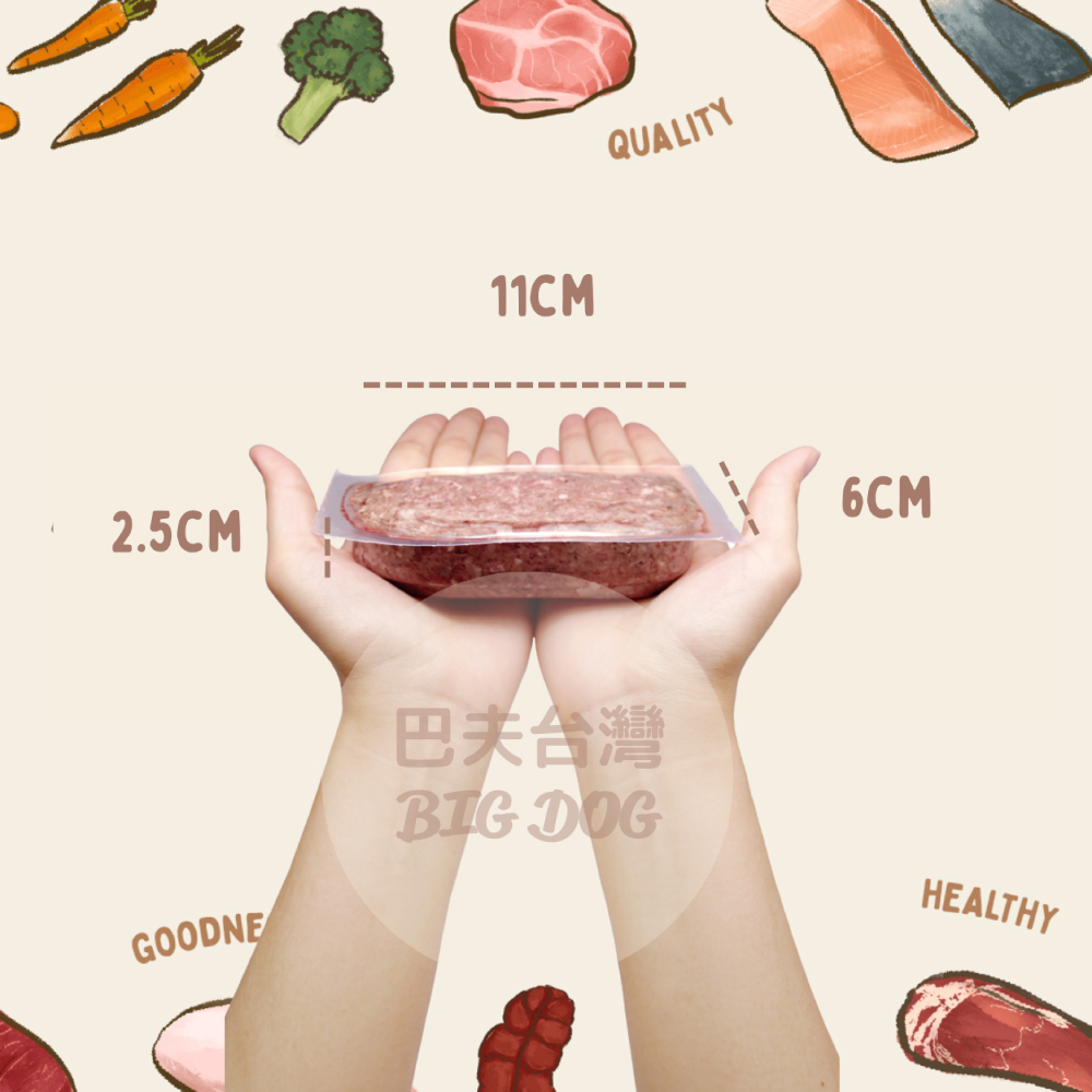 《新包裝》7-11取貨｜巴夫寵物生食肉餅-貓用袋鼠肉_2