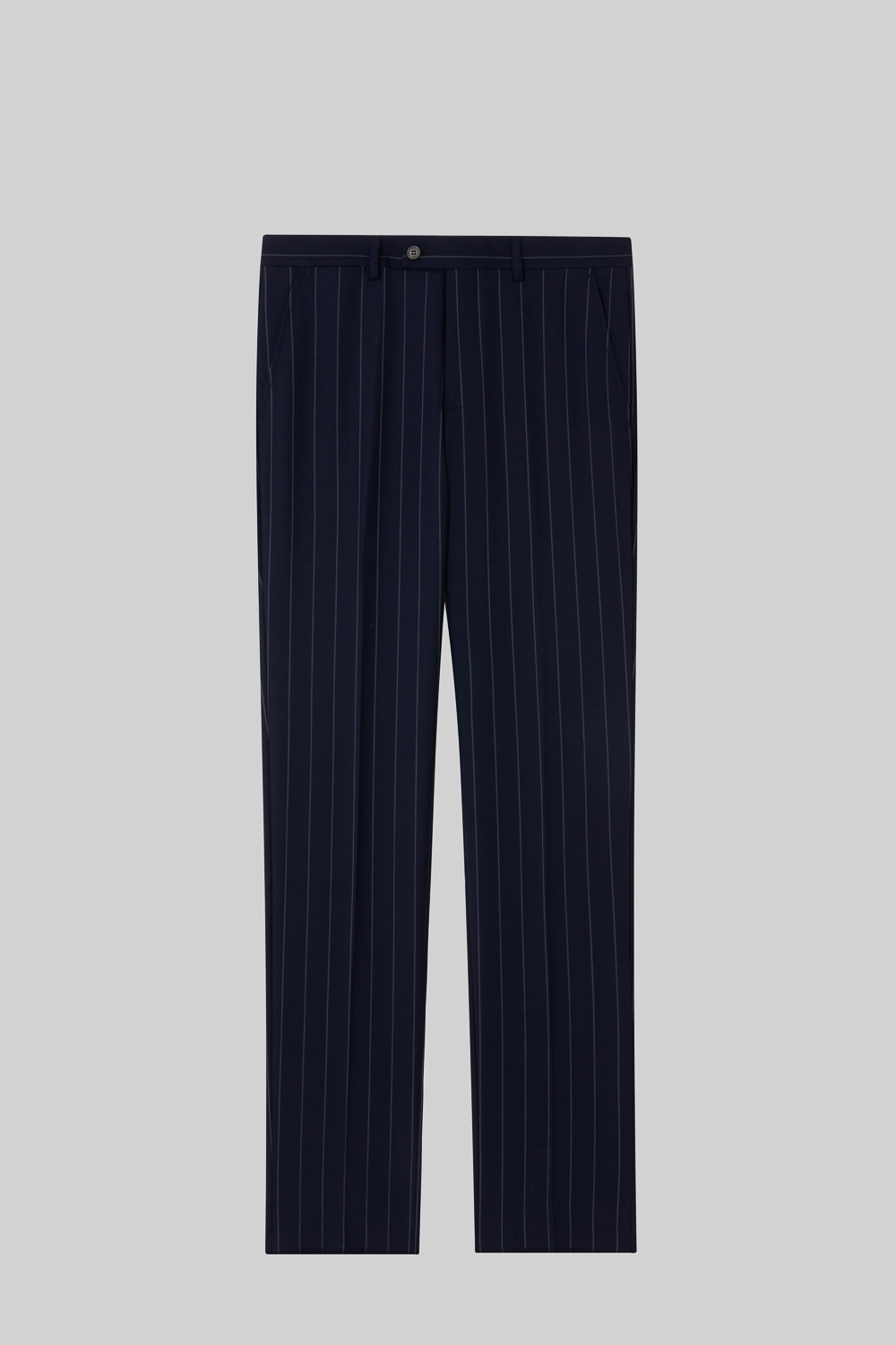 SST&C #Milan Series  Navy Striped Pattern Slim Fit Suit Trousers | 0212309002  (Outlet)_8