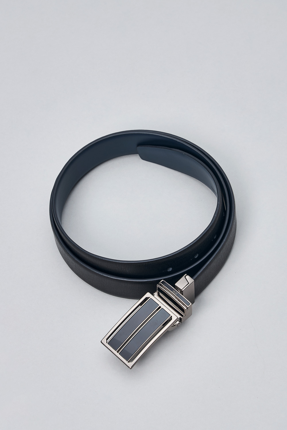 SST&C Black & Dark Mist Blue Rear Buckle Belt | 1712309006  (Outlet)_2