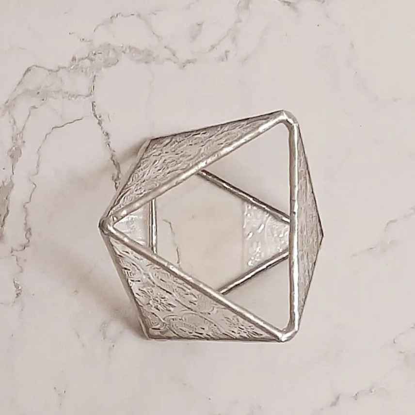 【雜然設計】押花玻璃-星 鑲嵌玻璃居家擺飾_0