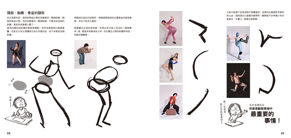 咻！30秒神奇手勢畫(1)姿勢篇：一根手指勾勒人物生動姿勢，從此不再只會畫火柴人_3