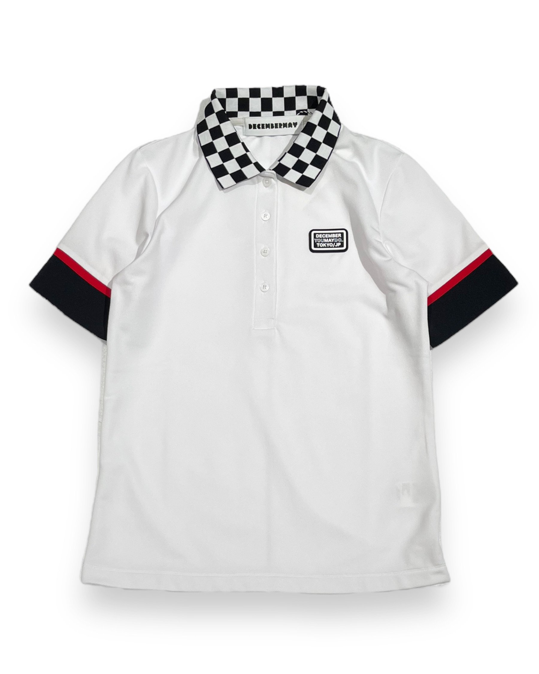 【DECEMBERMAY】Checkered polo_WOMEN 2-305-0123