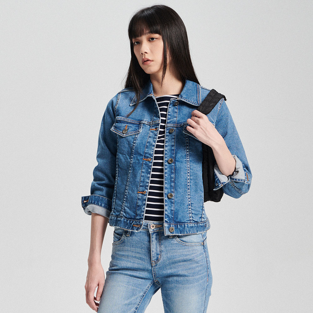 SOMETHING｜女裝｜小雛菊牛仔外套