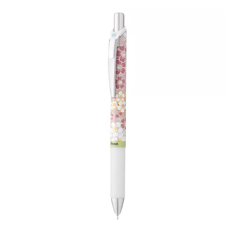 (限量)Pentel BLN75YU(0.5)極速鋼珠筆-友禪第2彈-櫻/雛鳥/白花/玩具/花卉/唐草_1